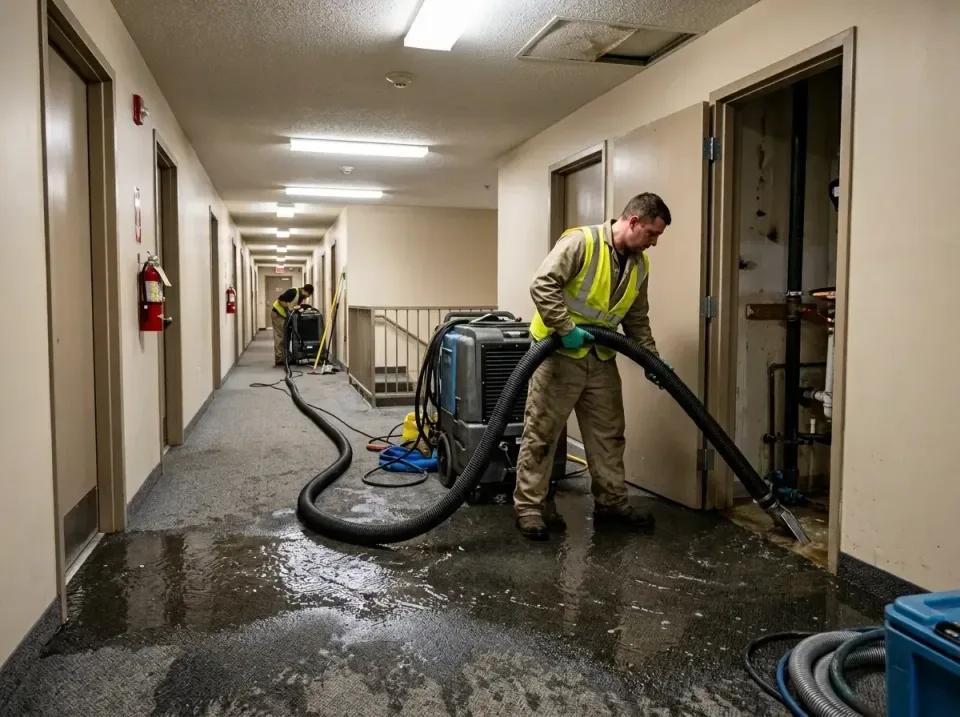 multi-unit-apartment-hallway-f-005 — frequently asked questions, Emergency Burst Pipe Water Extraction & Removal in Union Gr…
